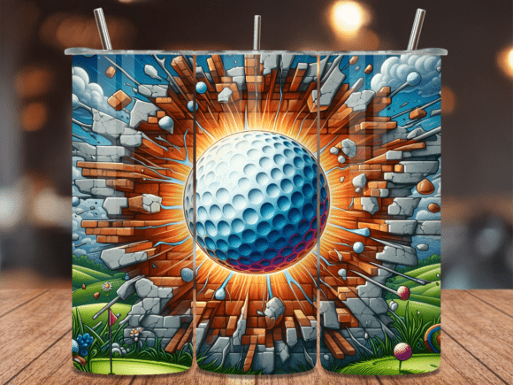 Brick Break Golf Tumbler Wrap Design Review