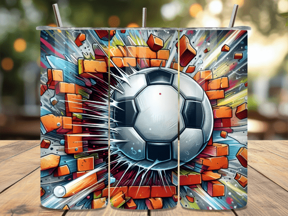 Brick Wall Break Soccer Tumbler Wraps Review