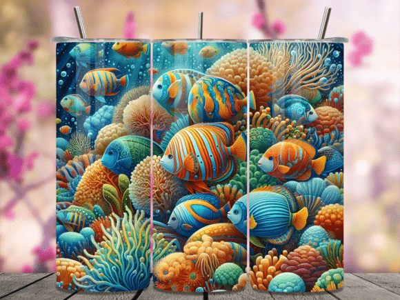 Colorful Underwater World Tumbler Wraps Review