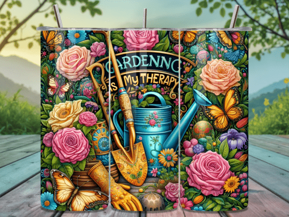 Garden Tools Floral Rose Tumbler Wrap Review