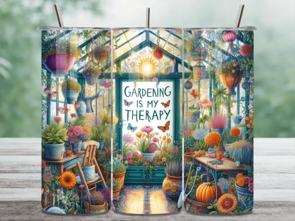 Greenhouse Garden Therapy Tumbler Wraps Review