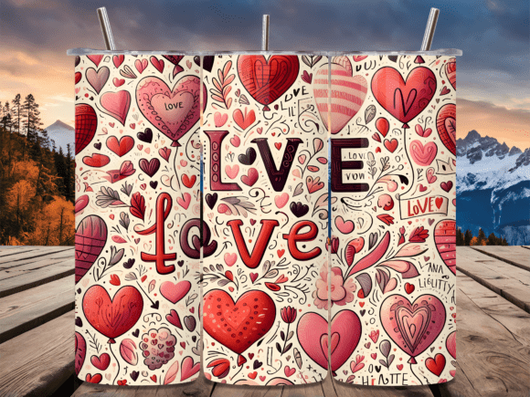 Love Letter Doodle Heart Tumbler Wrap Review