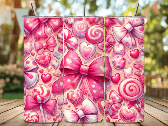 Pink Bow Ribbon Candy Tumbler Wrap Review