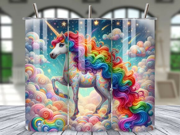 Rainbow Mane Cloud Unicorn Tumbler Wrap Review
