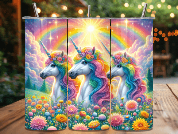 Rainbow Unicorn Tumbler Wraps Review