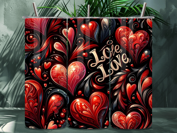 Red Black Gothic Love Tumbler Wrap Review