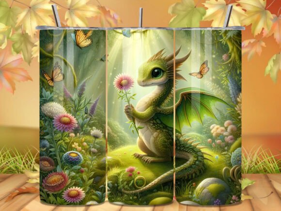 Spring Garden Green Dragon Tumbler Wraps Review