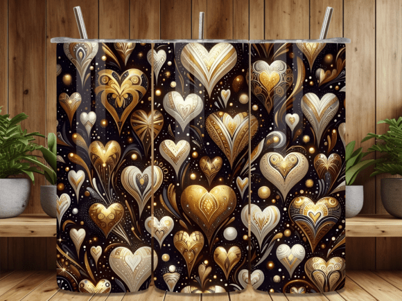 Valentines Day Black Heart Tumbler Wrap Review