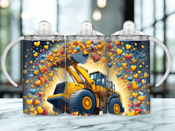 Valentines Day Digger Sippy Cup Tumbler Wraps Review