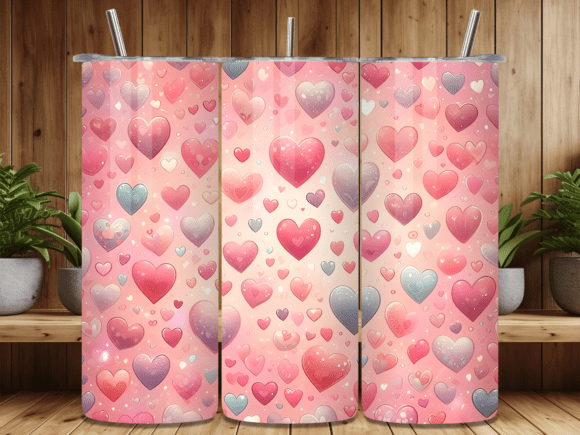 Valentines Day Dreamy Heart Tumbler Wraps Review