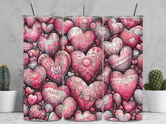 Valentines Day Love Hearts Tumbler Wrap Review