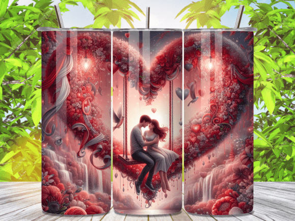 Valentines Romantic Couple Heart Tumbler Wraps Review